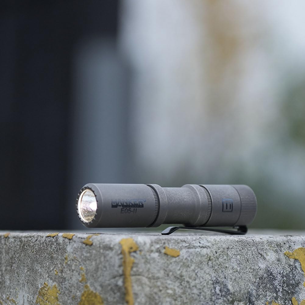 Manker E05 II (Ti-Stonewashed High CRI Version, 4000K, R9080